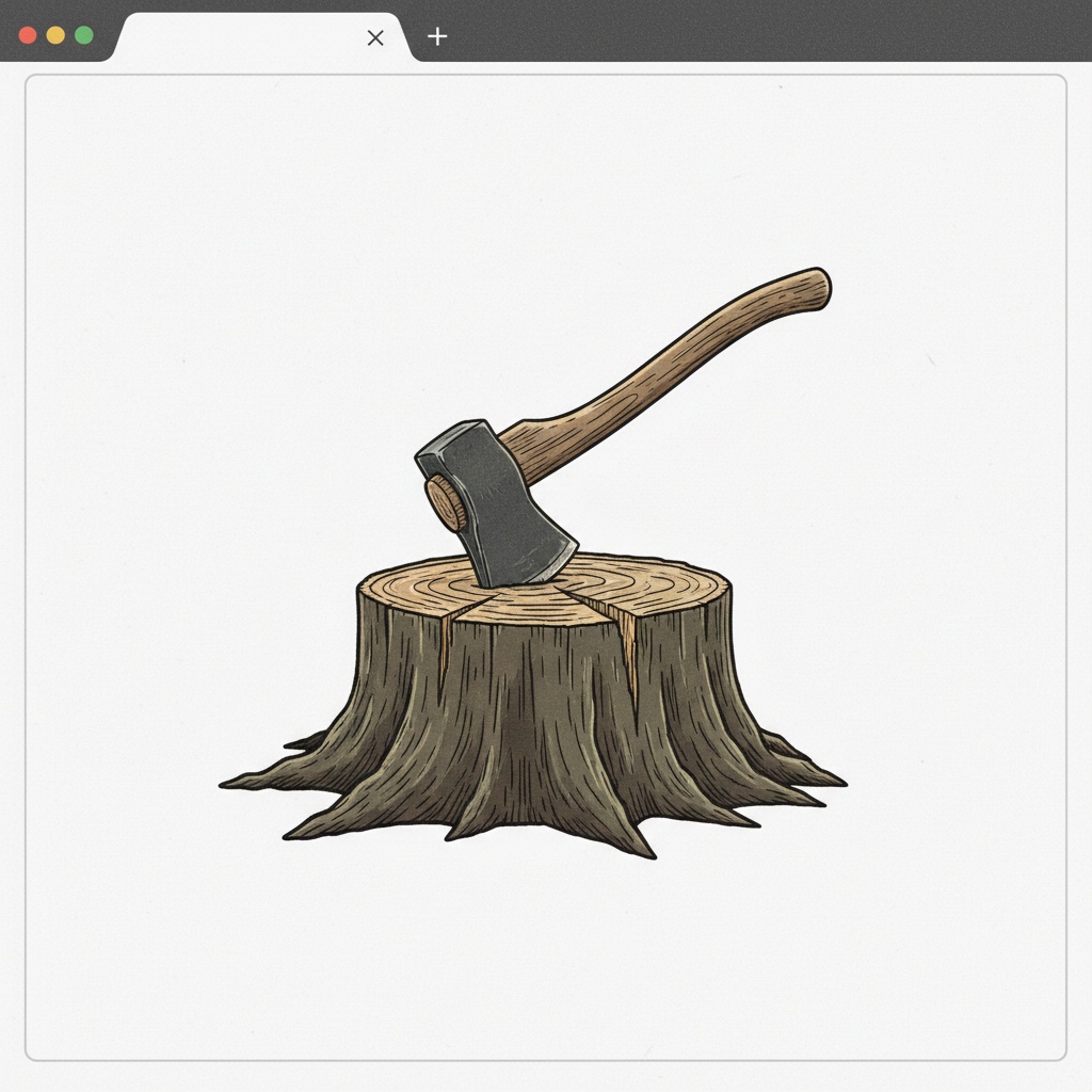 The Firewood Splitting Simulator Is a Glitch in the Machine